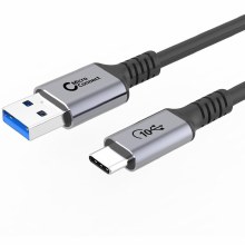 MicroConnect USB-C to USB-A cable 1m, 60W, 10Gbps, USB 3.2 Gen 2