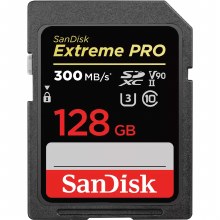 SanDisk 128GB SDXC Extreme PRO UHS-II 300MB/s Card