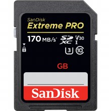 SanDisk 256GB SDXC Extreme PRO UHS-I 170MB/s Card