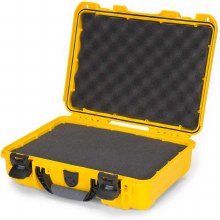 Nanuk 910 Yellow Hard Case with Cubed Foam