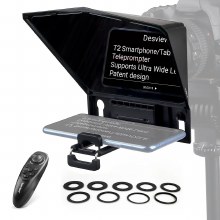 Desview T2 Teleprompter for Tablet / Smartphone on SLR Camera