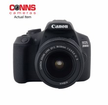 Canon EOS 2000D Camera with EF-S 18-55mm IS II Lens (USED)