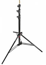 Manfrotto Ranker Lighting Stand, Aluminium, Air Cushioned, Black 1005BAC