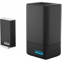 GoPro Dual Battery Charger + spare Enduro Battery (MAX)