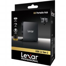 Lexar SL400 Hub for Go Portable SSD (Black)