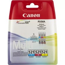 Canon CLI-521 C/M/Y Ink Cartridges Multipack