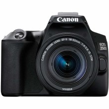 Picture of Canon EOS 250D Black Camera with EF-S 18-55mm IS STM Lens