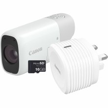 Canon PowerShot ZOOM White Camera with Essentials Kit