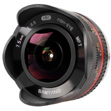 Samyang 7.5mm T3.8 UMC Lens for Micro 4:3 Camera Samyang 7.5mm T3.8 UMC Lens for Micro 4:3 Camera