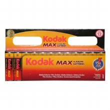 Kodak AA Max Alkaline Batteries Pack of 12