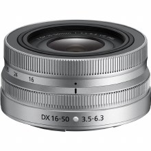 Nikon Z 16-50mm F3.5-6.3 VR DX Silver Lens (Split from Kit)