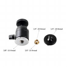 Additional picture of SmallRig Multi-Functional Ball Head with Removable Shoe Mount 1875