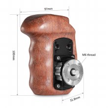 Additional picture of SmallRig Right Side Wooden Grip with Arri Rosette 1941