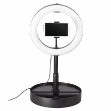 Additional picture of Hama SpotLight FoldUp 102 LED Ring Light for Smartphones, Foldable, 10.2"