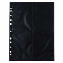 Additional picture of Herma Fotophan transparent photo pockets 10x15 cm portrait black 10 pcs