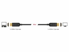 Additional picture of Delock Active Optical Cable HDMI-A male > HDMI-A male 4K 60 Hz 100 m