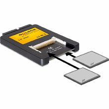 Additional picture of Delock 2.5" Drive IDE > 2 x Compact Flash Card