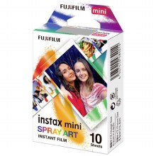 Additional picture of Fujifilm Instax Mini Colour Film with Spray Art Border (10 Sheets)