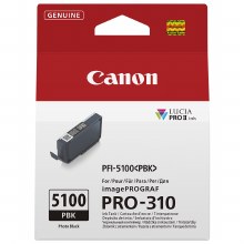 Additional picture of Canon PFI-5100 Photo Black Ink Cartridge (PFI-5100PBK)