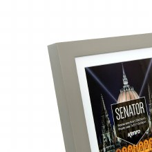 Additional picture of Kenro Senator Series Photo Frame (Gray) (Photo Size With Mount 6x4" / 10x15cm) (Frame Size 7x5" / 13x18cm)