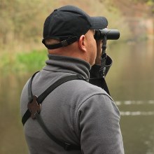 Additional picture of Opticron 25mm Nylon & Leather Binocular Harness with Quick Release System