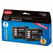 Additional picture of Hahnel HL-PLF19 Battery Twin Pack Replacement for Panasonic DMW-BLF19