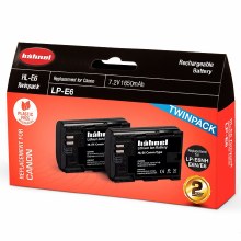 Additional picture of Hahnel HL-E6 Battery Twin Pack Replacement for Canon LP-E6 / LP-E6N / LP-E6NH