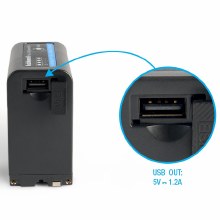 Additional picture of Hahnel HL-XL982 PRO Battery Replacement for Sony NP-F960 / NP-F970