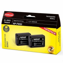 Additional picture of Hahnel HL-XW50 Battery Twin Pack Replacement for Sony NP-FW50