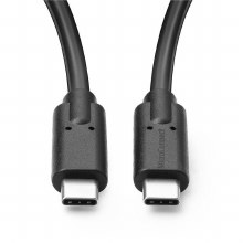Additional picture of MicroConnect USB-C 3.2 Gen2 cable, black. 1m