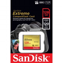 Additional picture of Sandisk 128GB CompactFlash (CF) Extreme 120MB/s Card