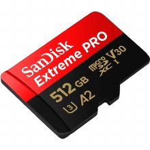 Additional picture of SanDisk  512GB microSDXC UHS-I Extreme PRO A2 U3 V30 Memory Card (200MB/s)