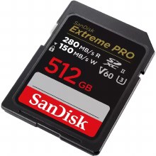 Additional picture of SanDisk  512GB Extreme PRO SDXC UHS-II 280MB/s Card