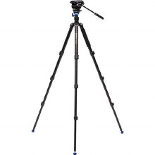 Additional picture of Benro A2883F Reverse-Folding Aluminum Travel Tripod with S4Pro Fluid Video Head
