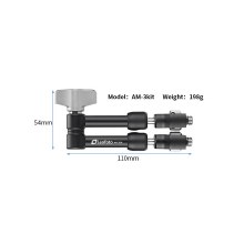 Additional picture of Leofoto AM-3 Magic Arm with iPad Clamp Adapter