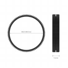 Additional picture of SmallRig 3291 62.5-64.5mm Seamless Focus Gear Ring
