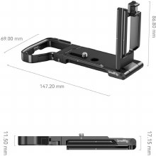 Additional picture of SmallRig 3984 Foldable L-Bracket for Sony Alpha 7R V / Alpha 7 IV / Alpha 7S III