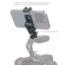 Additional picture of SmallRig 4382 Metal Phone Holder with Cold Shoe Mount