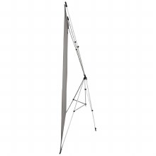 Additional picture of Westcott X-Drop 3-Pack Backdrop Kit with Stand (1.5 x 2.1m) [5' x 7'] (White, Grey, Black)