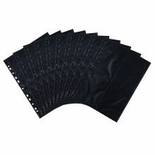 Additional picture of Herma Fotophan transparent photo pockets 10x15 cm portrait black 10 pcs
