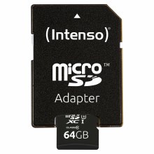Additional picture of Intenso  64GB microSDXC UHS-I Professional U3 V30 Card (100MB/s)