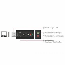 Additional picture of Delock USB Sound Adapter 7.1