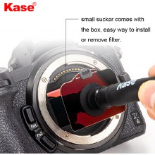Additional picture of Kase Clip-In 3.0ND Neutral Density Filter for Nikon Z6 / Z7 (10 Stop / 3.0ND / ND1000)