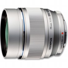 Additional picture of Olympus ED 75mm F1.8 M.Zuiko Silver Lens