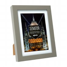 Additional picture of Kenro Senator Series Photo Frame (Gray) (Photo Size With Mount 6x4" / 10x15cm) (Frame Size 7x5" / 13x18cm)