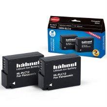 Additional picture of Hahnel HL-PLC12 Battery Twin Pack Replacement for Panasonic DMW-BLC12
