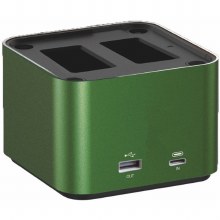 Additional picture of Hahnel ProCUBE 3 Dual Battery Charger for Fujifilm