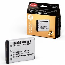 Additional picture of Hahnel HL-40B/42B Battery Replacement for Olympus / OM Digital Li-40B/Li-42B, Fujifilm NP-45, Nikon EN-EL10
