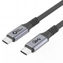 Additional picture of MicroConnect USB-C cable 1m, 100W, 20Gbps, USB 3.2 Gen 2x2