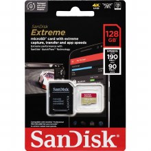 Additional picture of SanDisk  128GB microSDXC UHS-I Extreme PRO A2 U3 V30 Memory Card (200MB/s)